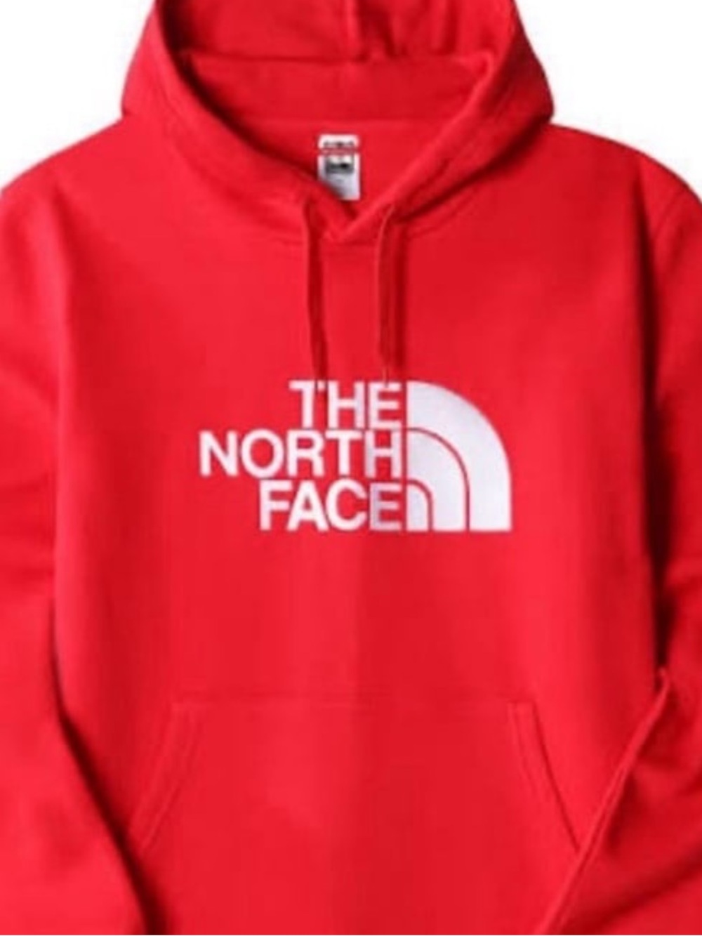 New The North Face Men's Red Hoodie Size Medium